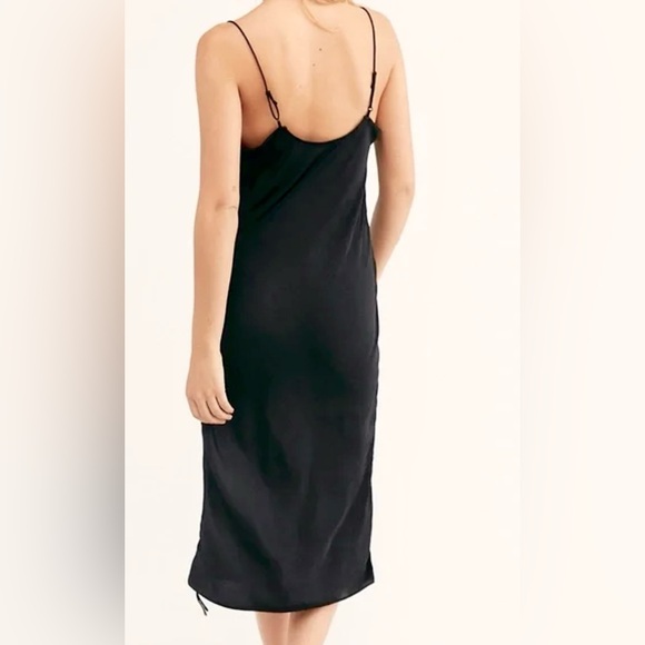 Intimately Free People Day To Night Convertible Mini To Midi Black Slip Dress - Picture 12 of 15